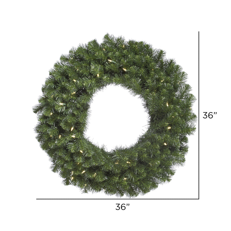 Load image into Gallery viewer, 36" Pre-Lit LED Artificial Commercial Christmas Wreath