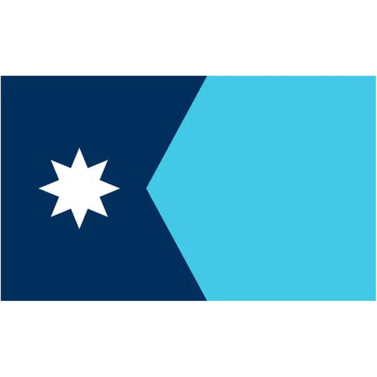 3' x 5' Minnesota State Flag - Nylon - Header & Grommets