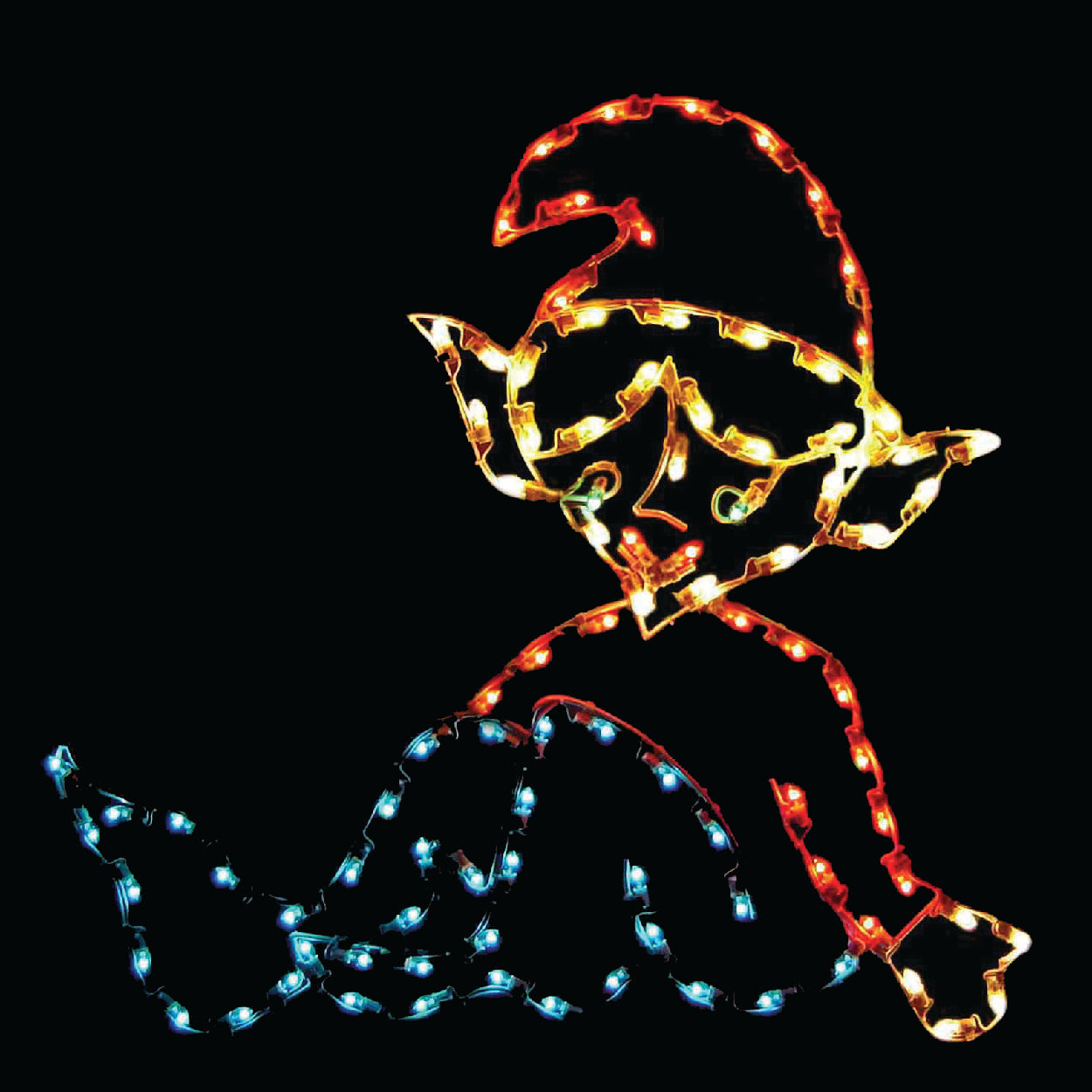 4' Sitting Elf Ground Mount Christmas Decoration Display Sales