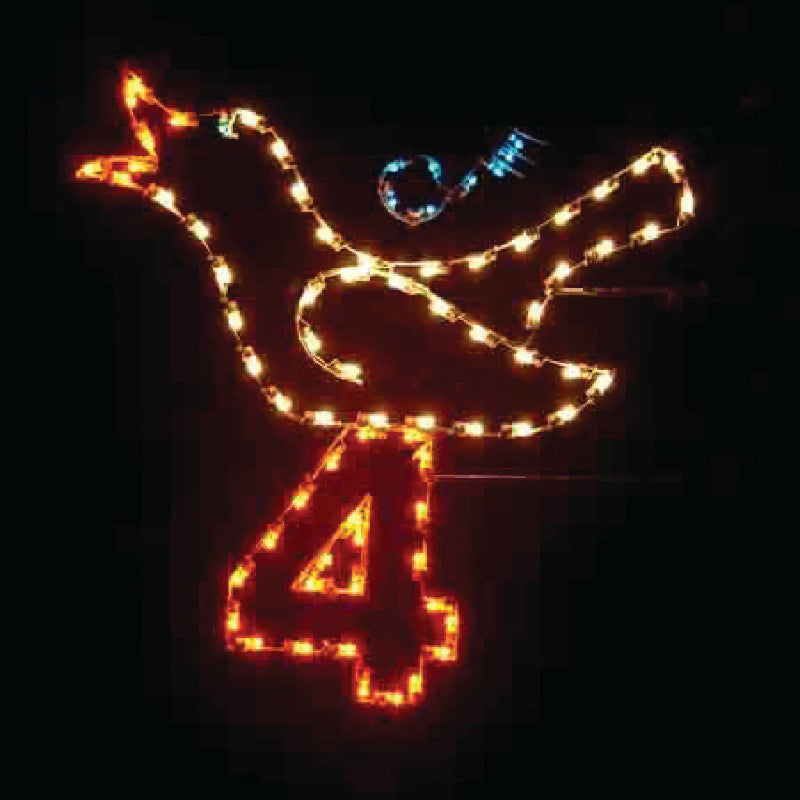 Load image into Gallery viewer, 5' 12 Days of Christmas Silhouette Christmas Ground Mounted Decoration