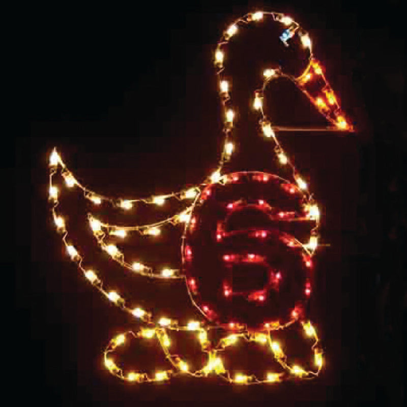 Load image into Gallery viewer, 5' 12 Days of Christmas Silhouette Christmas Ground Mounted Decoration