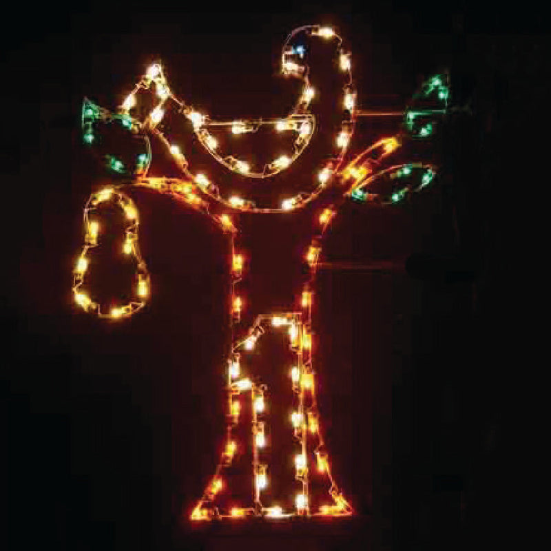 Load image into Gallery viewer, 5' 12 Days of Christmas Silhouette Christmas Ground Mounted Decoration