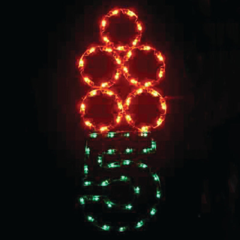 Load image into Gallery viewer, 5' 12 Days of Christmas Silhouette Christmas Ground Mounted Decoration
