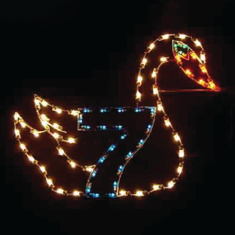 Load image into Gallery viewer, 5' 12 Days of Christmas Silhouette Christmas Ground Mounted Decoration