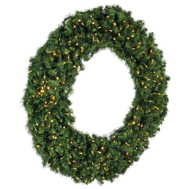 Load image into Gallery viewer, 60" Pre-Lit LED Artificial Commercial Christmas Wreath