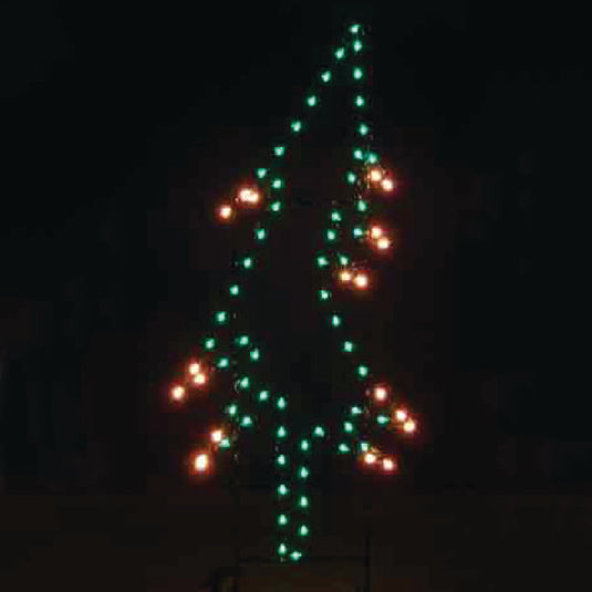 7' Whispering Pine Ground Mount Christmas Decoration