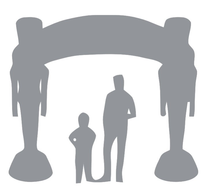 Load image into Gallery viewer, 11' American Christmas Nutcracker Archway Fiberglass Christmas Decoration (Green)