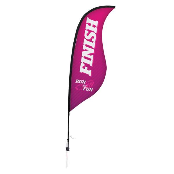 Load image into Gallery viewer, 9' Sabre Flag - Advertising Banner Kit
