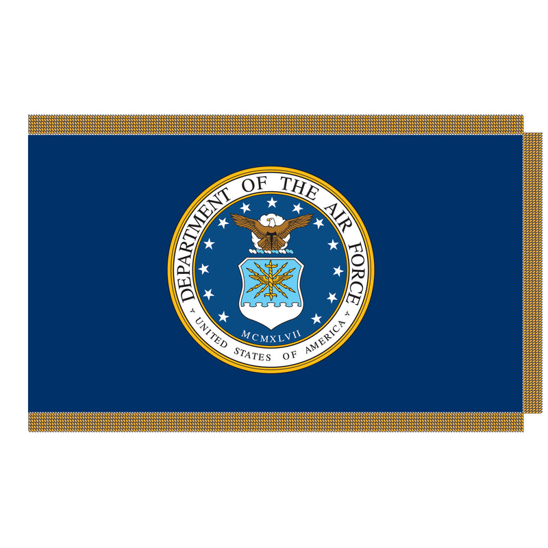 Load image into Gallery viewer, 3' x 5'  Pole Hem and Fringe Nylon Military Flags