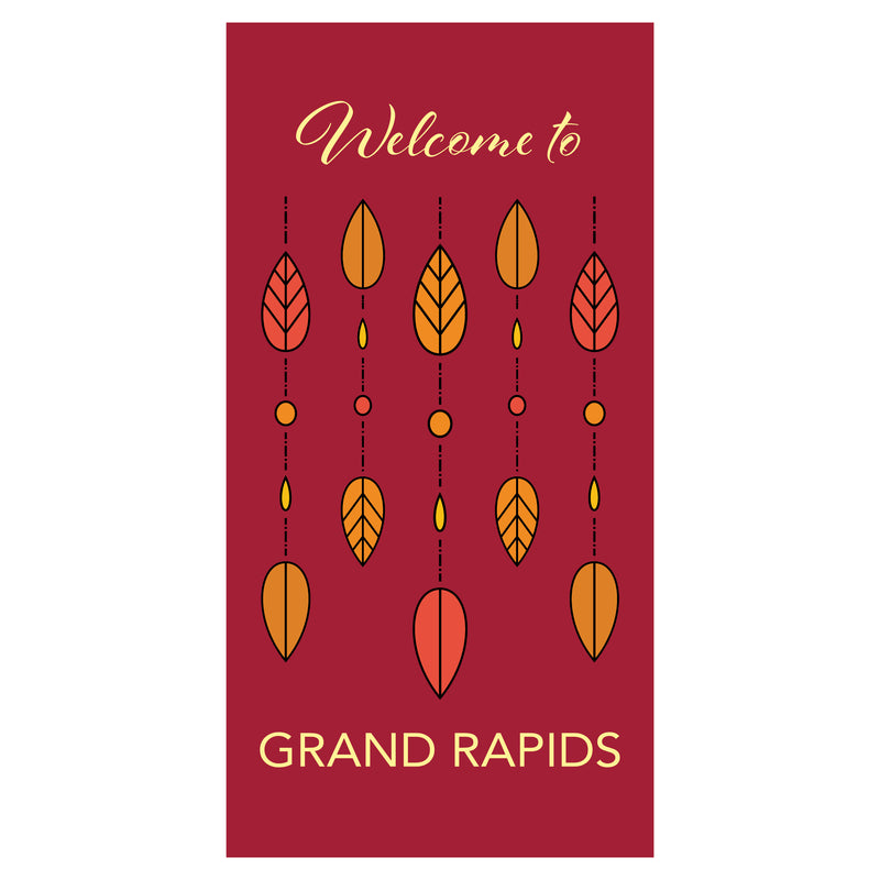 Load image into Gallery viewer, BS707 Happy Autumn - Pole Banner