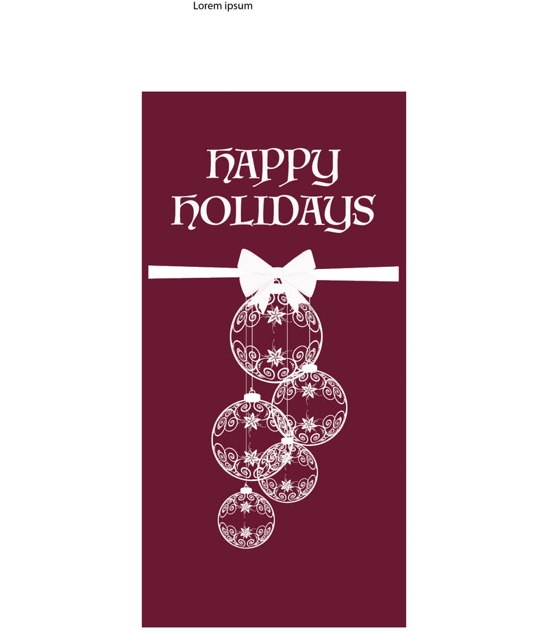 Load image into Gallery viewer, BS711 Delicate Ornaments - Pole Banner