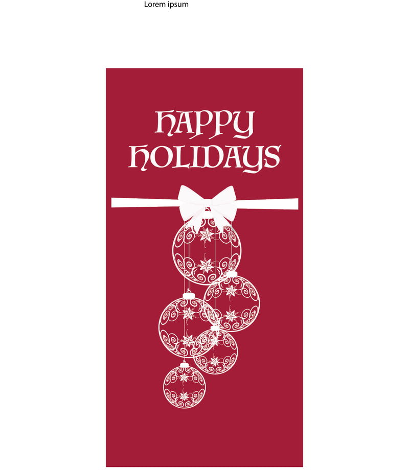 Load image into Gallery viewer, BS711 Delicate Ornaments - Pole Banner