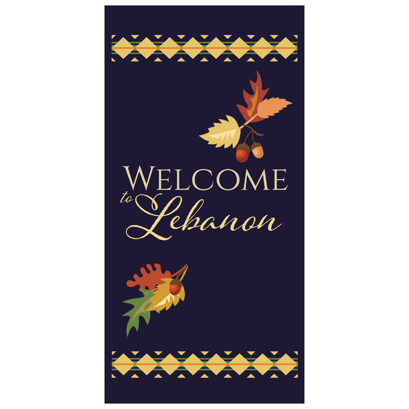 Load image into Gallery viewer, BS724 Autumn - Pole Banner