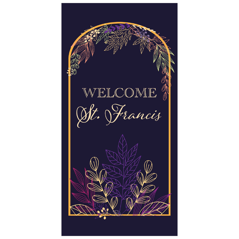 Load image into Gallery viewer, BS727 Welcome Fall - Pole Banner