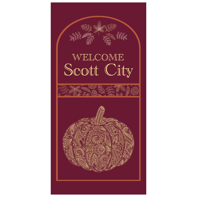 Load image into Gallery viewer, BS728 Fancy Fall - Pole Banner