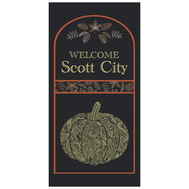 Load image into Gallery viewer, BS728 Fancy Fall - Pole Banner