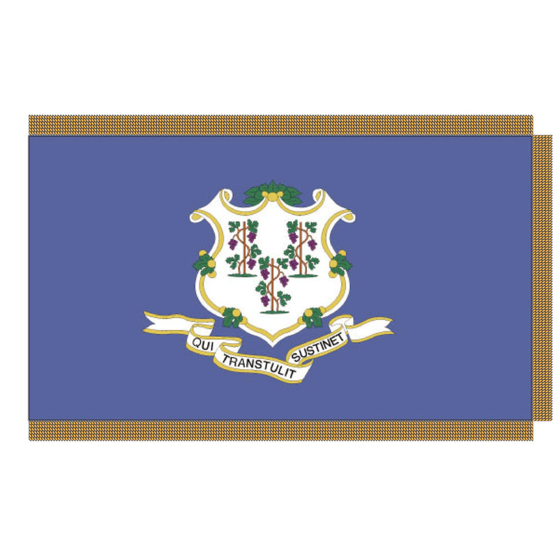 Load image into Gallery viewer, 3' x 5' Pole Hem and Fringe Nylon State Flags