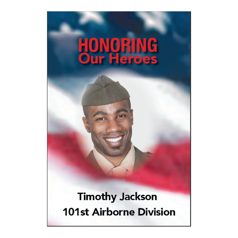 Load image into Gallery viewer, D431 Blurred Flag Hometown Hero - Garden Flag