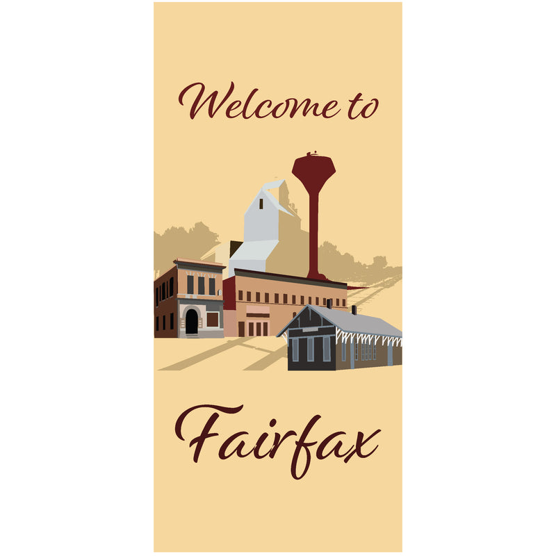 Load image into Gallery viewer, D649 Rural Welcome - Pole Banner