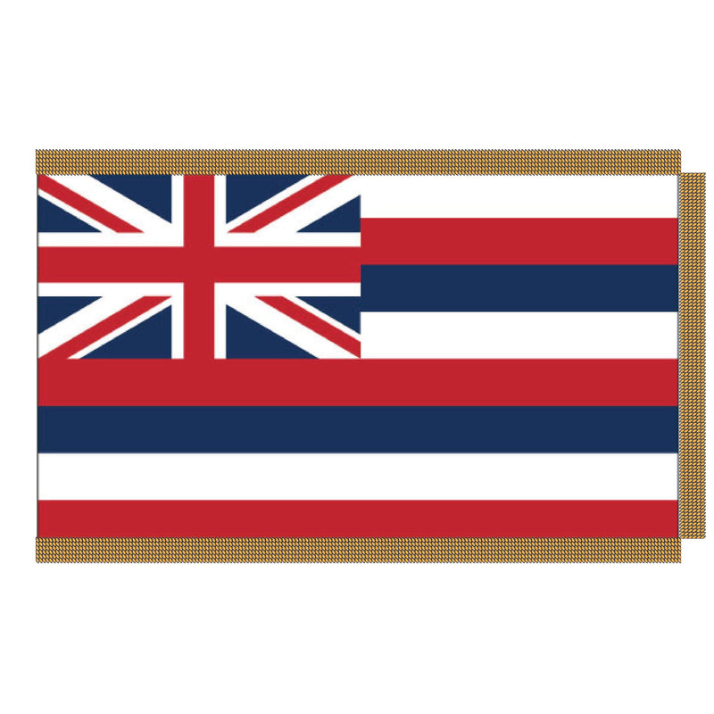 Load image into Gallery viewer, 3' x 5' Pole Hem and Fringe Nylon State Flags