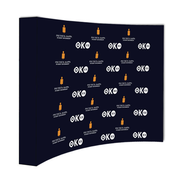 Load image into Gallery viewer, Pop-Up Curved Wall Tension Fabric Banner