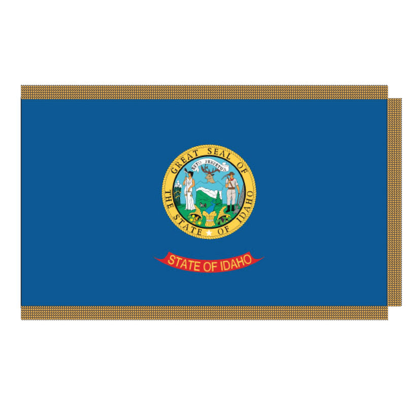 Load image into Gallery viewer, 3' x 5' Pole Hem and Fringe Nylon State Flags
