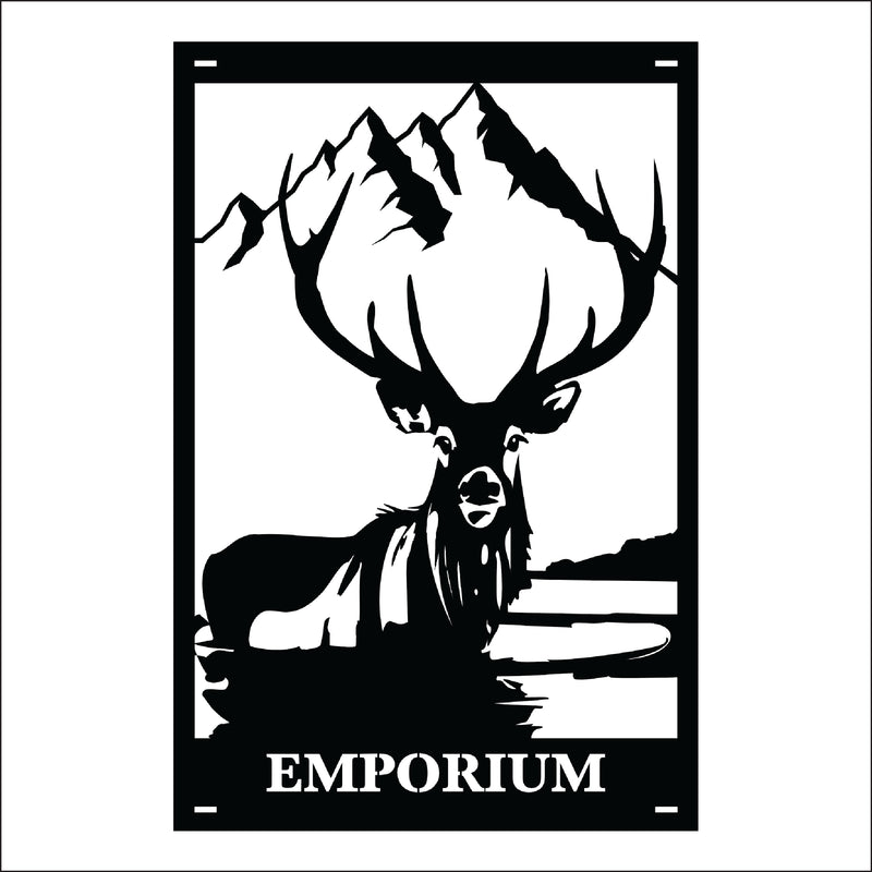 Load image into Gallery viewer, M113 Mountain Wildlife - Metal Pole Banner