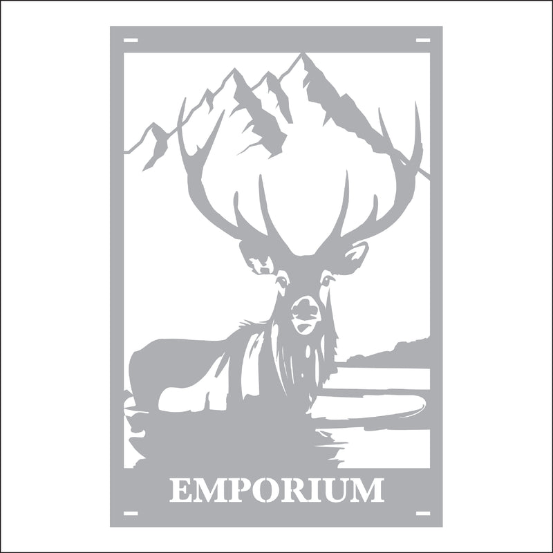 Load image into Gallery viewer, M113 Mountain Wildlife - Metal Pole Banner