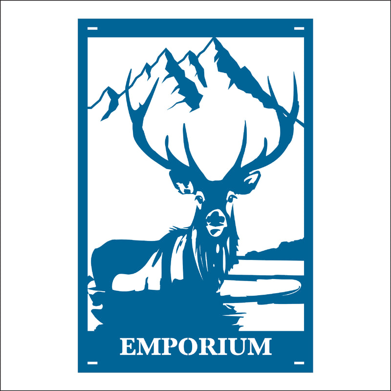 Load image into Gallery viewer, M113 Mountain Wildlife - Metal Pole Banner