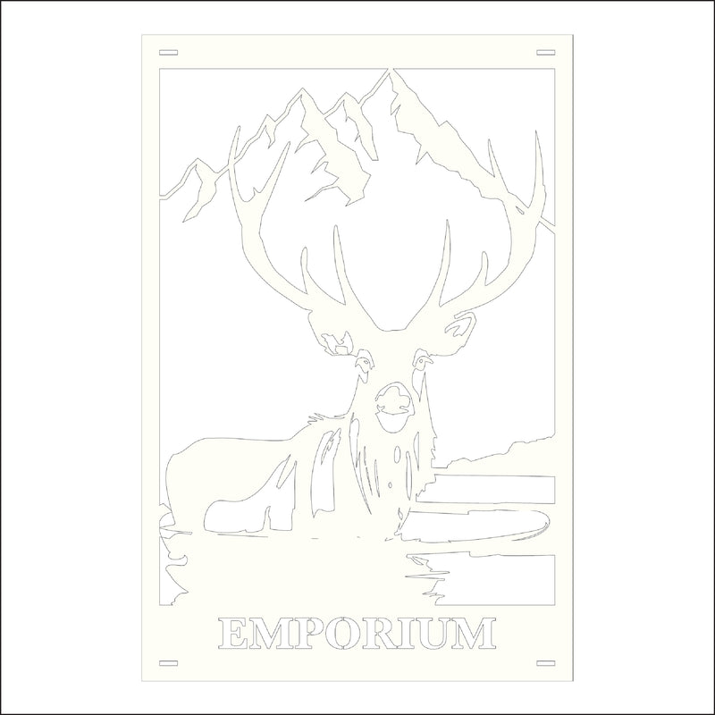 Load image into Gallery viewer, M113 Mountain Wildlife - Metal Pole Banner