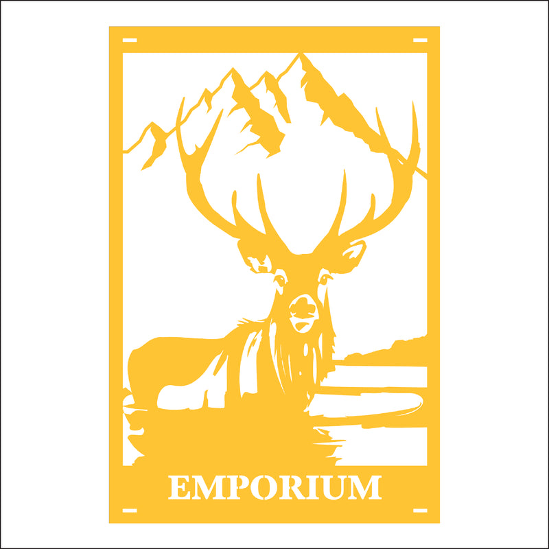 Load image into Gallery viewer, M113 Mountain Wildlife - Metal Pole Banner