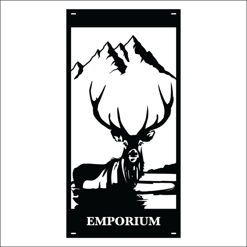 Load image into Gallery viewer, M113 Mountain Wildlife - Metal Pole Banner