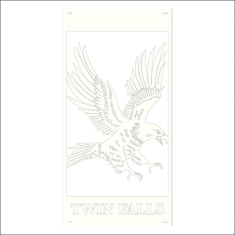 Load image into Gallery viewer, M114 Bald Eagle - Metal Pole Banner