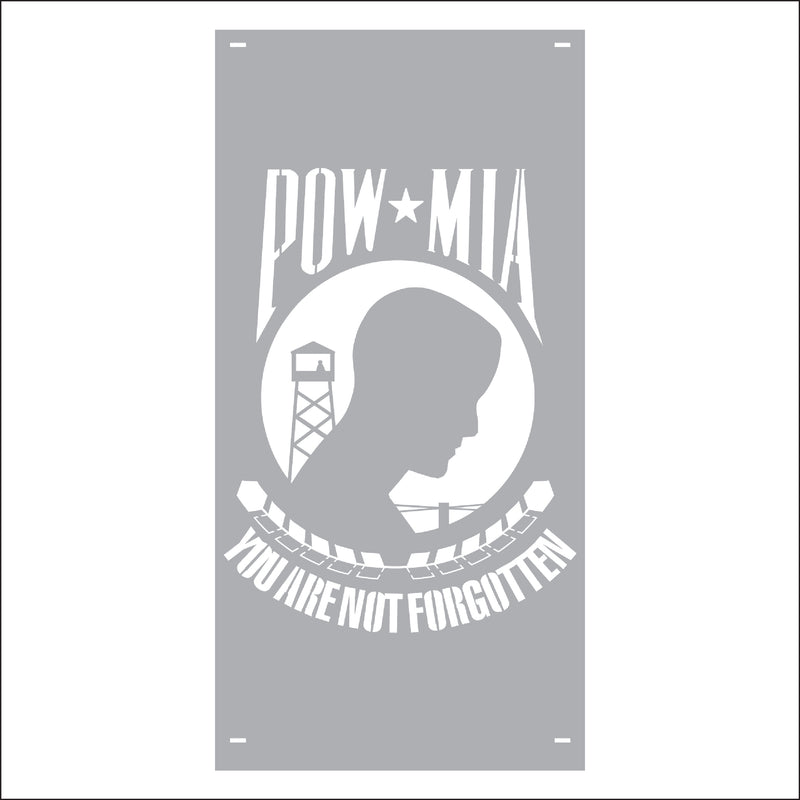 Load image into Gallery viewer, M119 POW/MIA - Metal Pole Banner