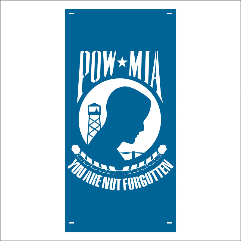 Load image into Gallery viewer, M119 POW/MIA - Metal Pole Banner