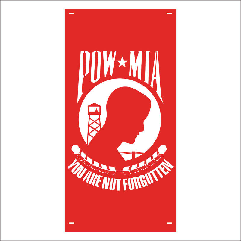 Load image into Gallery viewer, M119 POW/MIA - Metal Pole Banner