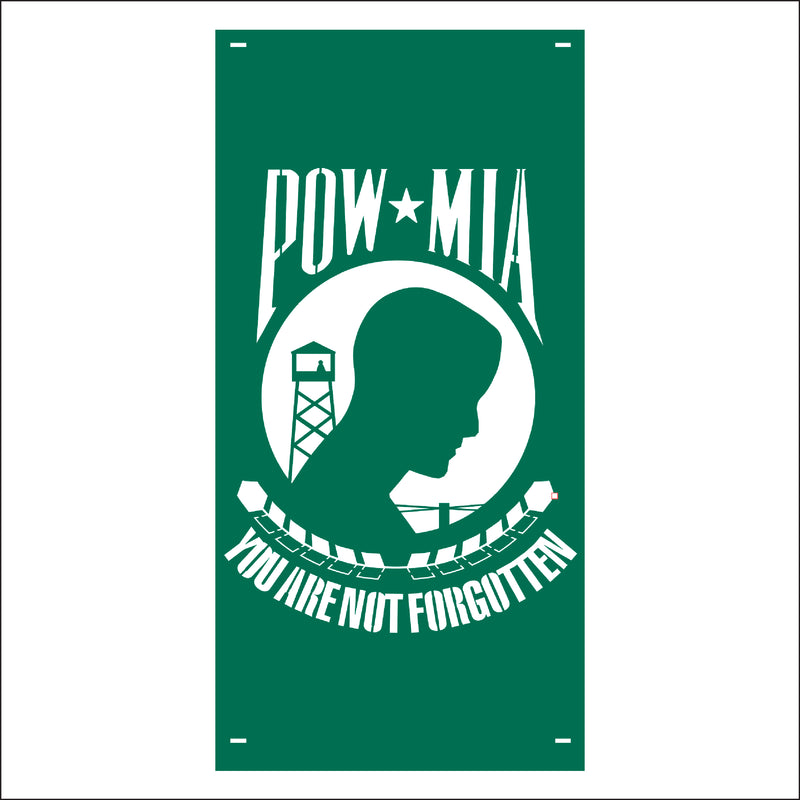 Load image into Gallery viewer, M119 POW/MIA - Metal Pole Banner