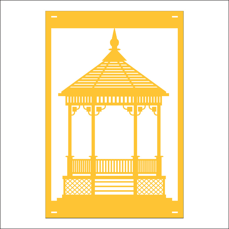 Load image into Gallery viewer, M121 Gazebo - Metal Pole Banner