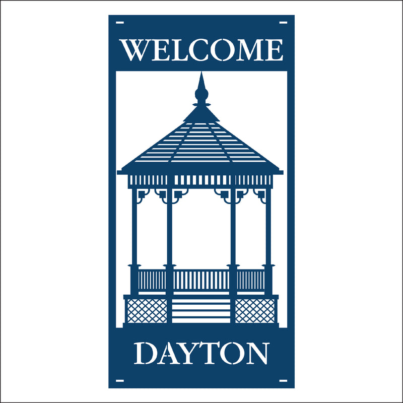 Load image into Gallery viewer, M121 Gazebo - Metal Pole Banner