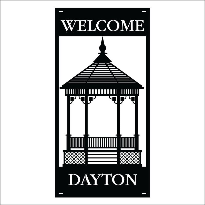 Load image into Gallery viewer, M121 Gazebo - Metal Pole Banner