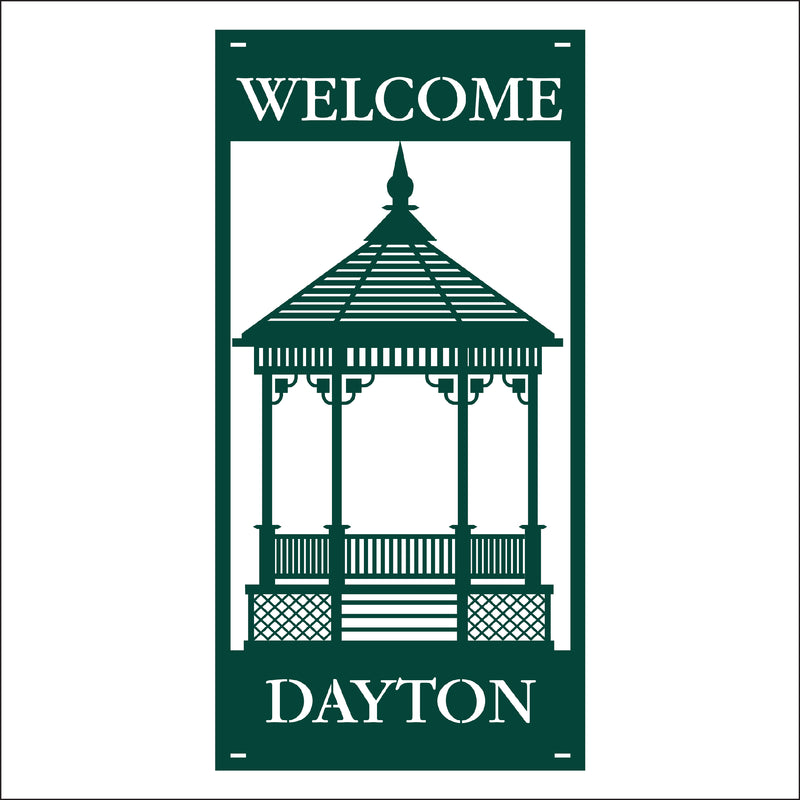 Load image into Gallery viewer, M121 Gazebo - Metal Pole Banner