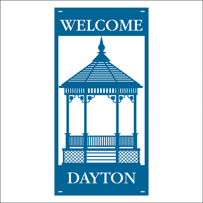 Load image into Gallery viewer, M121 Gazebo - Metal Pole Banner