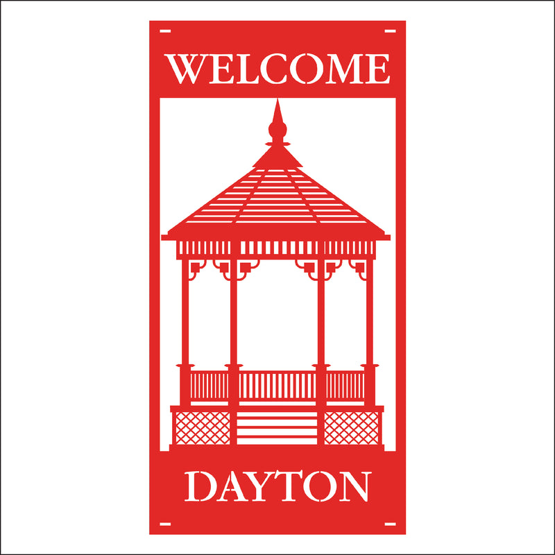 Load image into Gallery viewer, M121 Gazebo - Metal Pole Banner