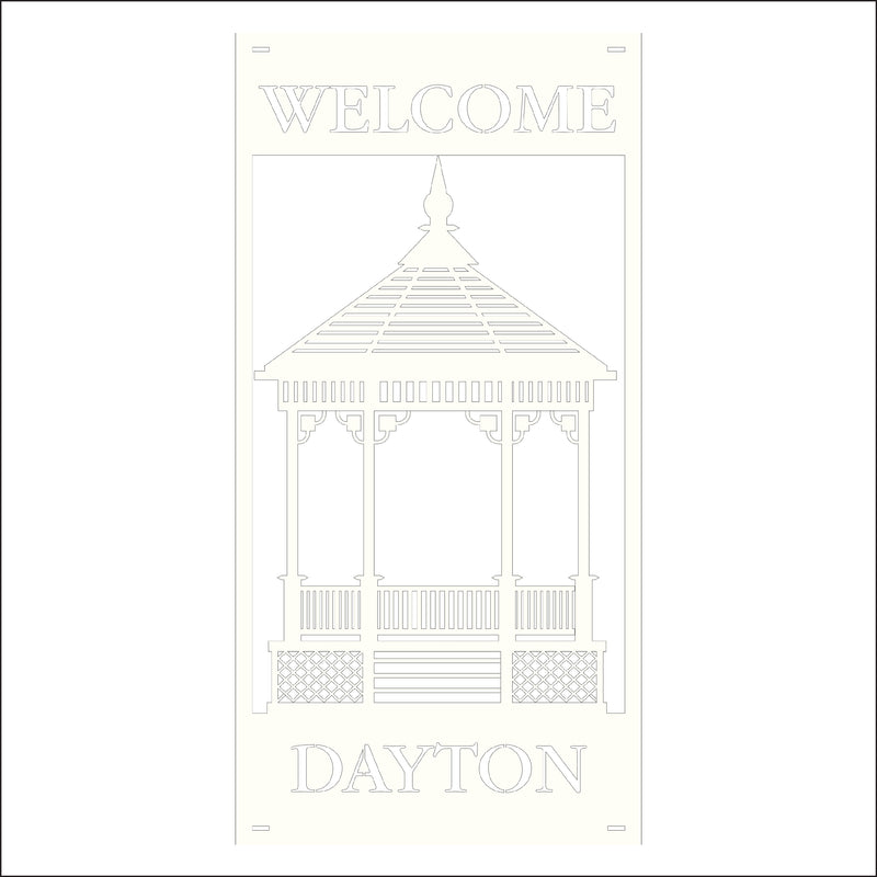 Load image into Gallery viewer, M121 Gazebo - Metal Pole Banner