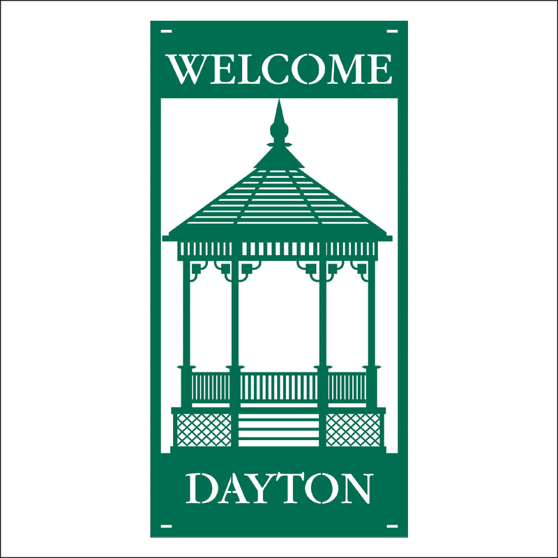 Load image into Gallery viewer, M121 Gazebo - Metal Pole Banner