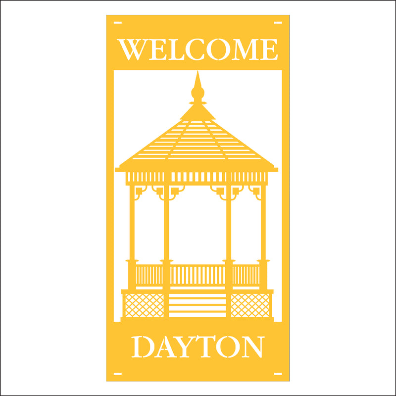 Load image into Gallery viewer, M121 Gazebo - Metal Pole Banner