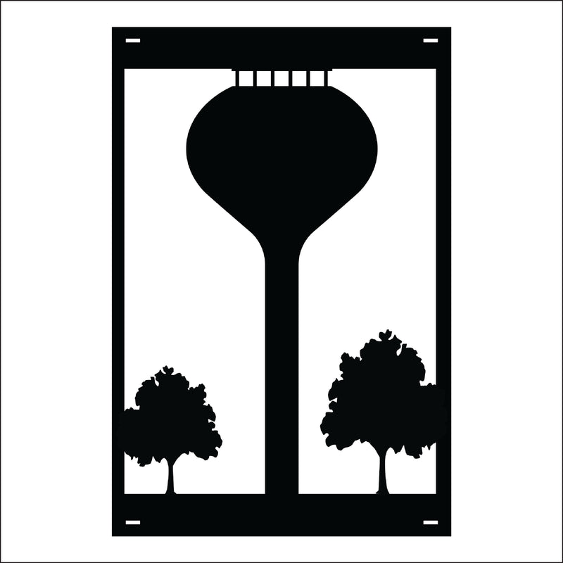 Load image into Gallery viewer, M122 Watertower - Metal Pole Banner