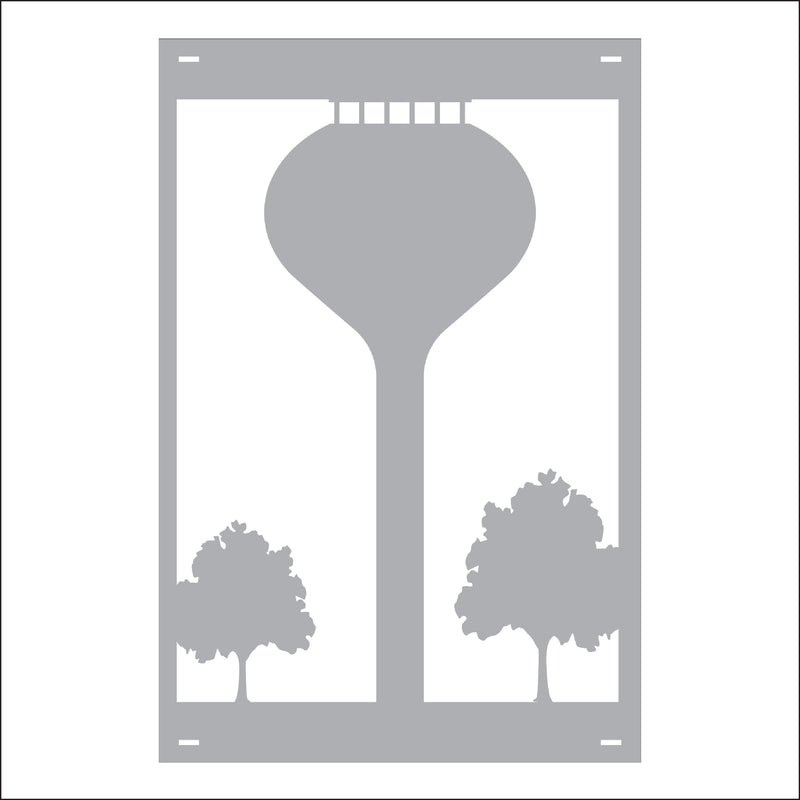 Load image into Gallery viewer, M122 Watertower - Metal Pole Banner