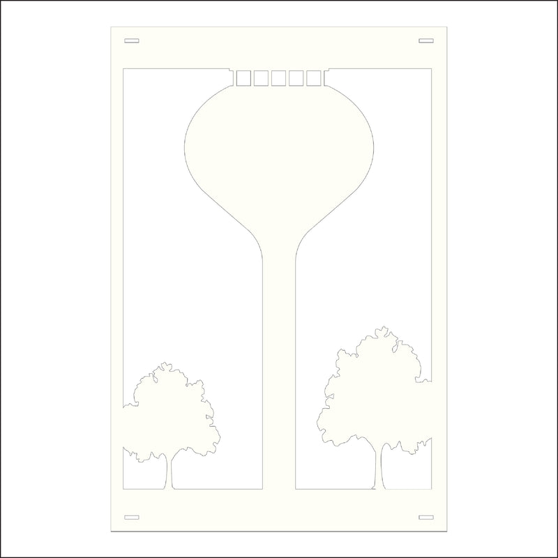 Load image into Gallery viewer, M122 Watertower - Metal Pole Banner