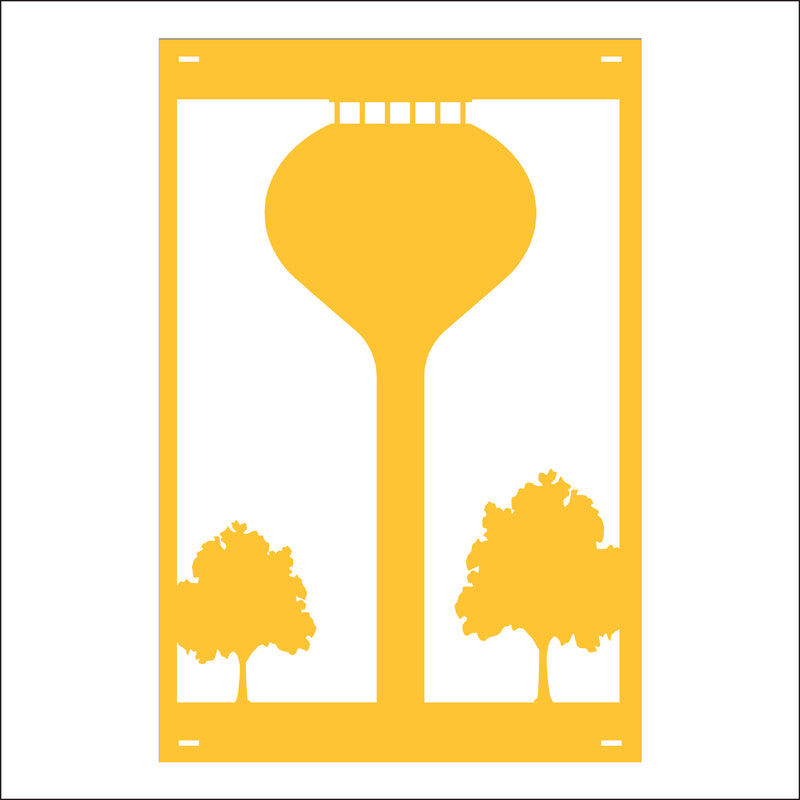 Load image into Gallery viewer, M122 Watertower - Metal Pole Banner